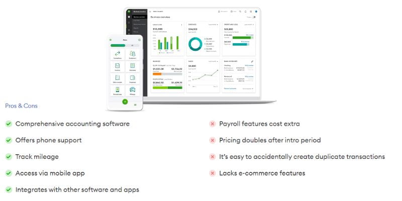 Quick Book Pros and cons