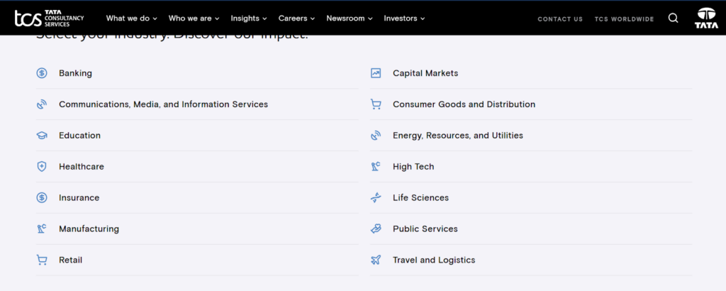 TCS Tata Consultancy Services